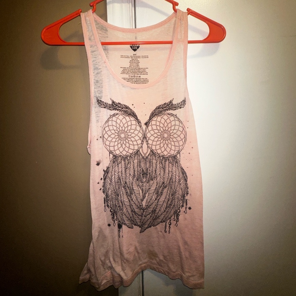 Owl tank top